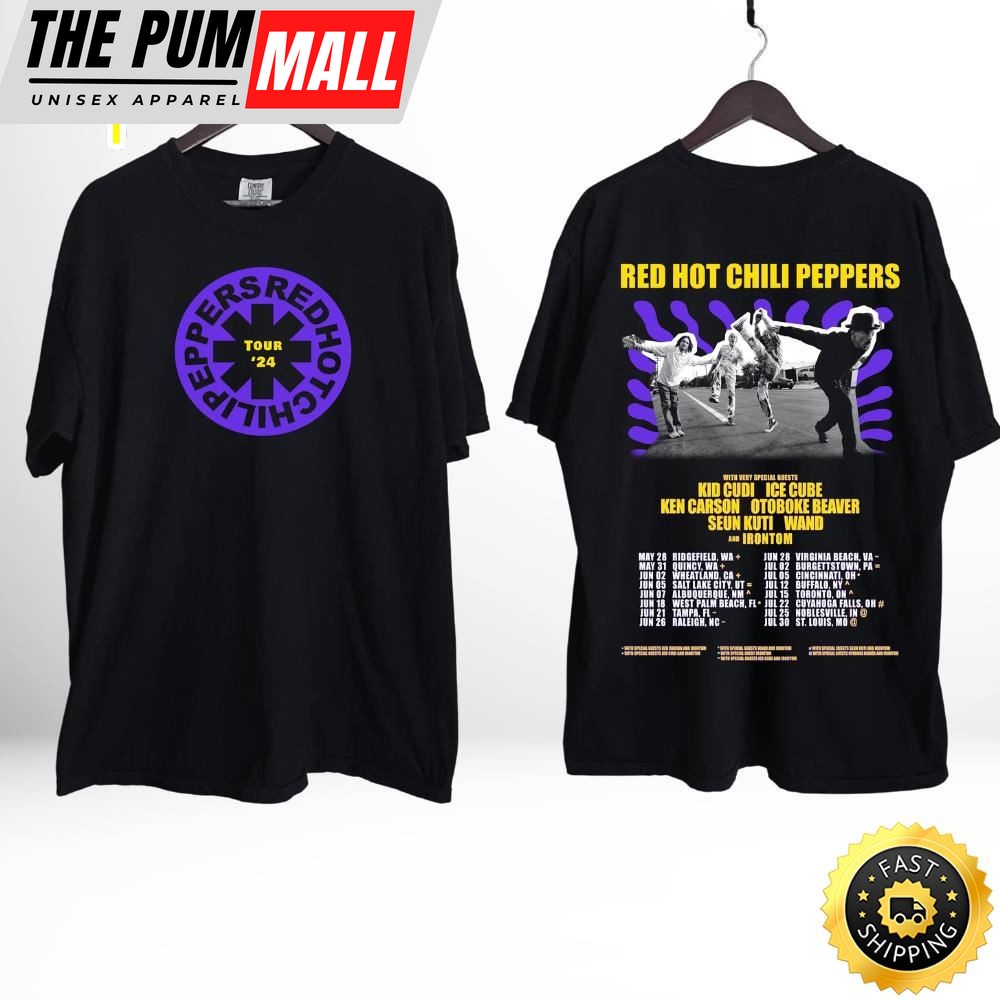 Red Hot Chili Peppers 2024 Tour T-Shirt