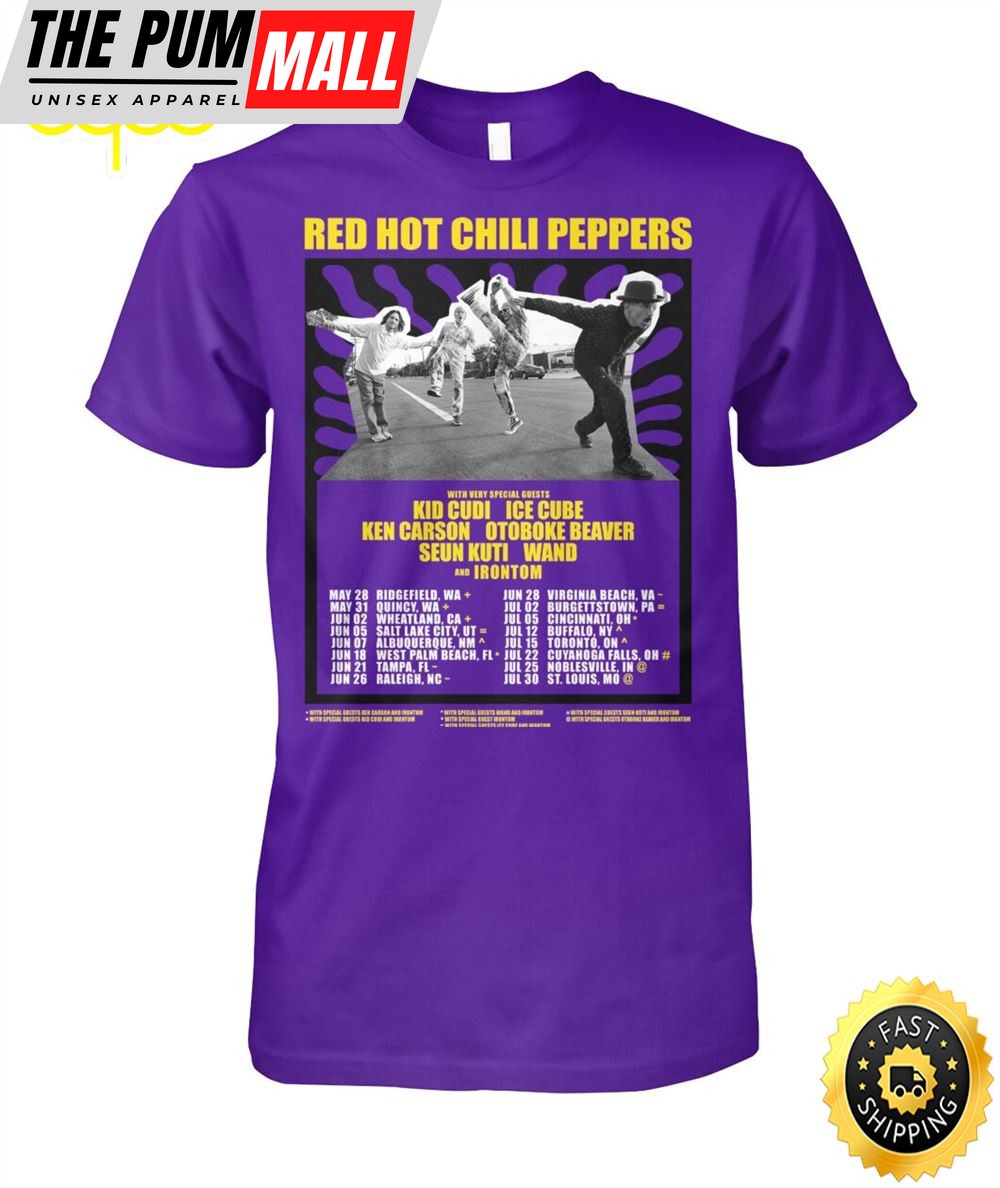 Red Hot Chili Peppers 2025 Unlimited Love Tour 2025 Shirt