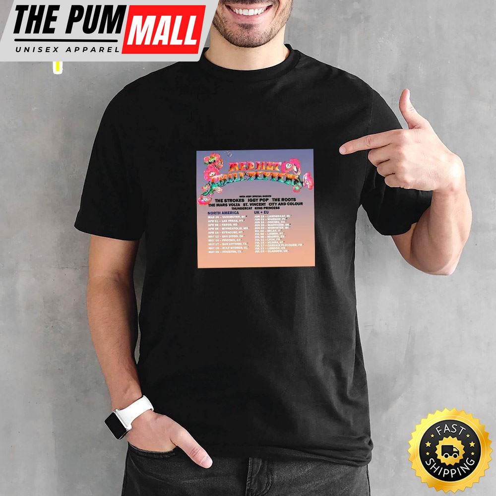 Red Hot Chili Peppers City And Colour King Princess Unisex Tshirt