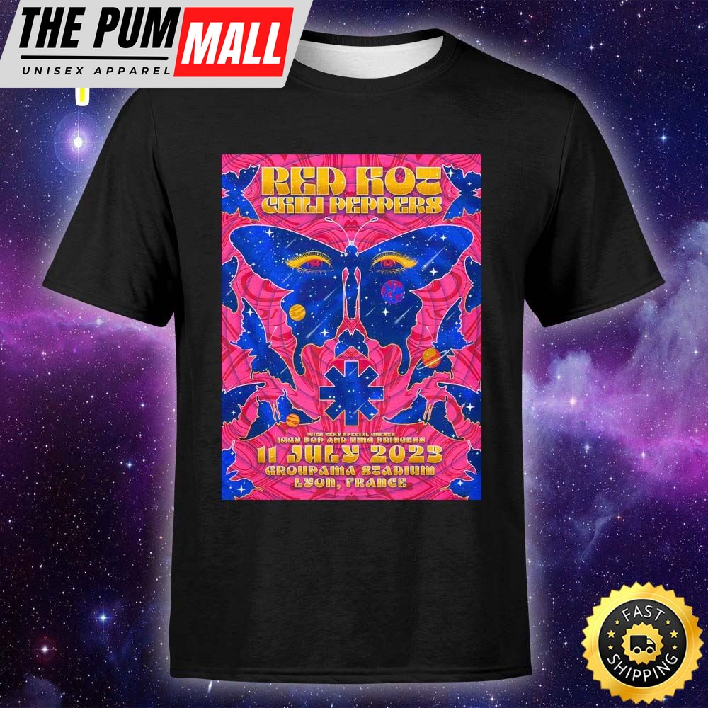 Red Hot Chili Peppers Lyon July 11, 2025 Unisex T-Shirt