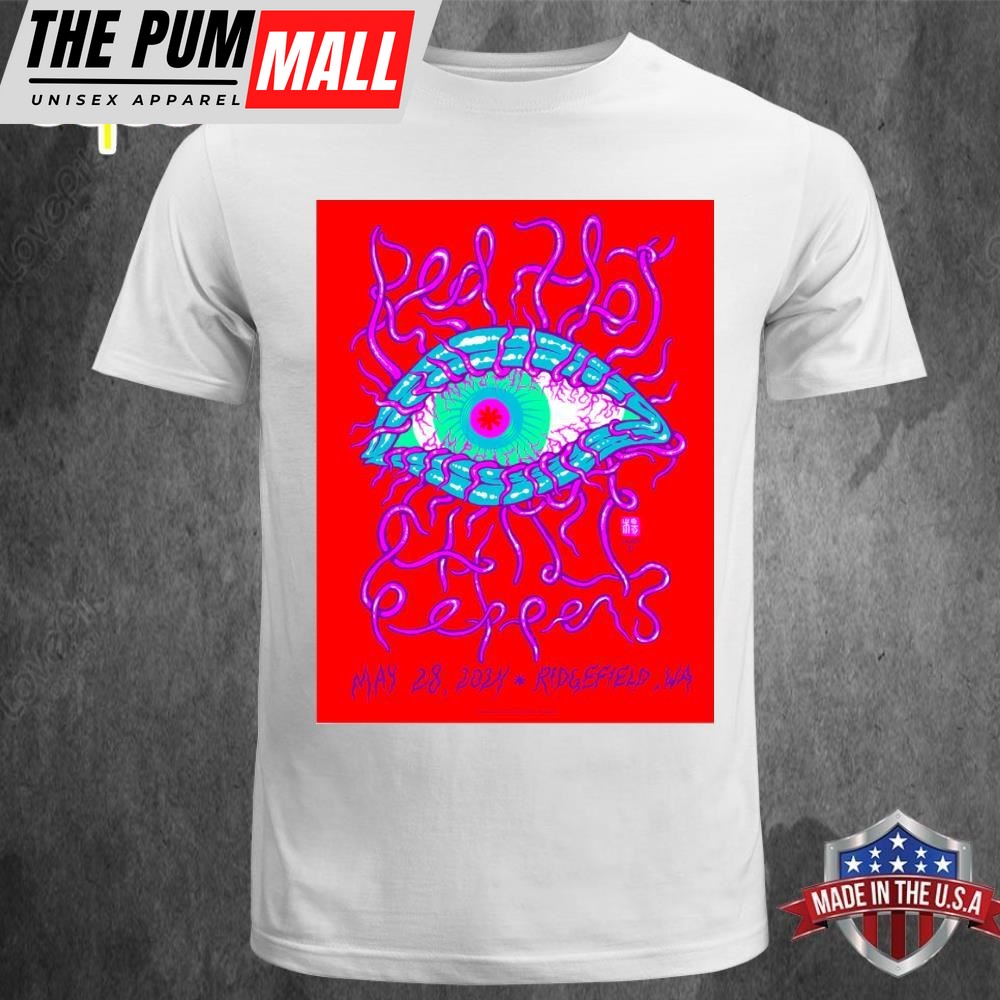Red Hot Chili Peppers Ridgefield May 28, 2025 RED T-shirt