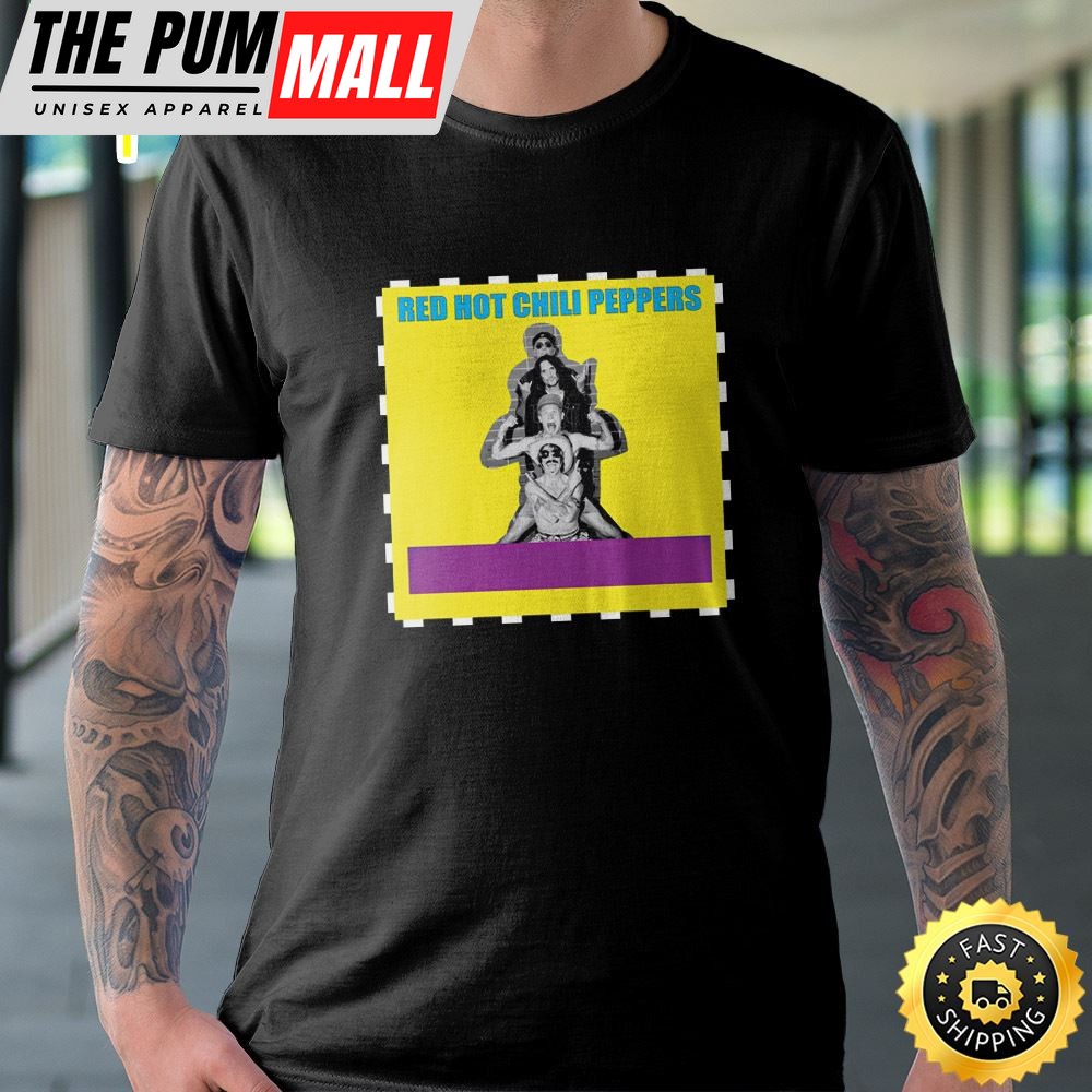 Red Hot Chili Peppers Tour 2025 Brackground Yellow Unisex T-shirt