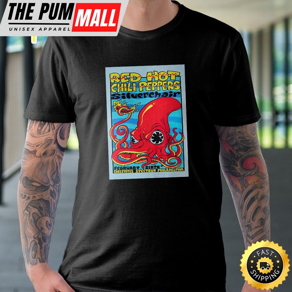 Red Hot Chili Peppers Tour 2025 Silverchair T-shirt
