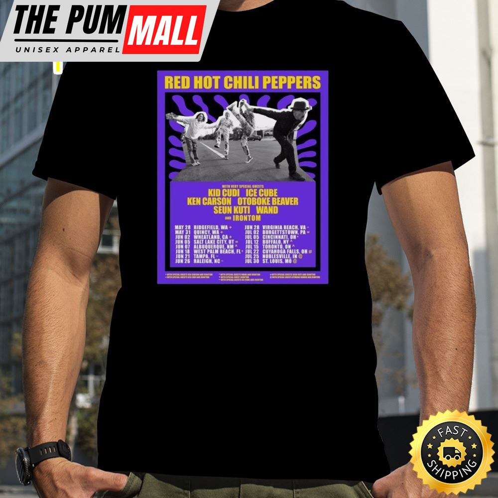 Red Hot Chili Peppers Unlimited Love 2025 Tour T-Shirt