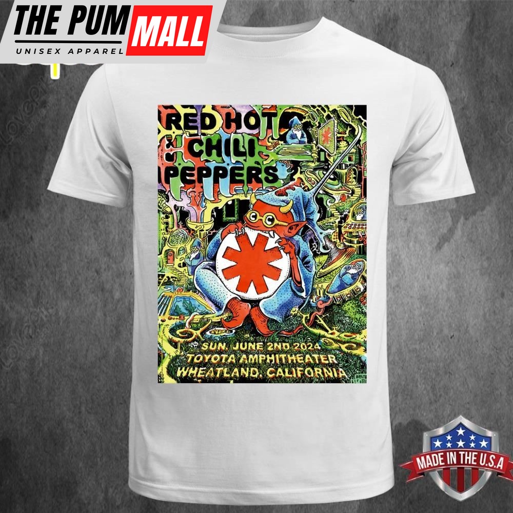 Red Hot Chili Peppers Wheatland June 2, 2025 T-shirt