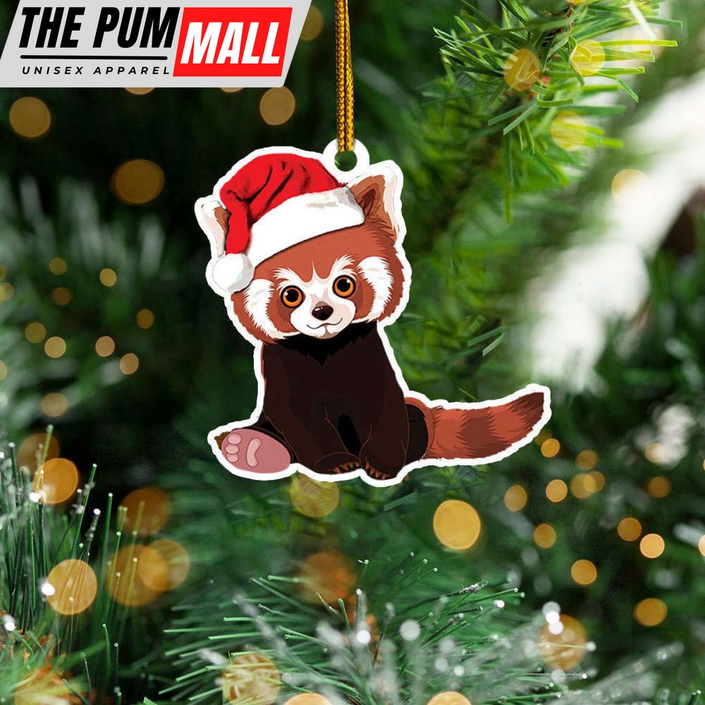 Red Panda Christmas Ornament Hanging Xmas Tree Cute Christmas Gifts For Boyfriend Limited Edition