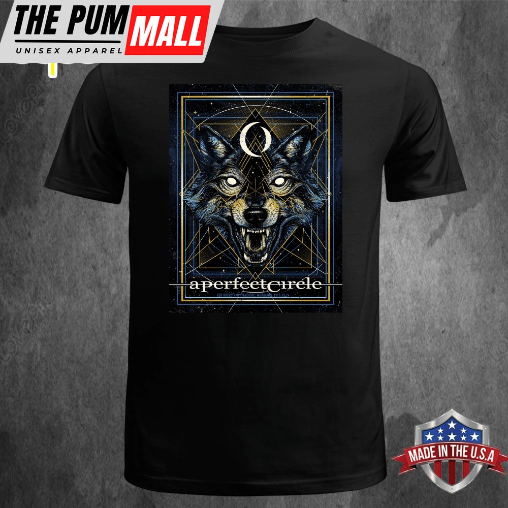 Red Rocks A Perfect Circle 2025 Poster Shirt