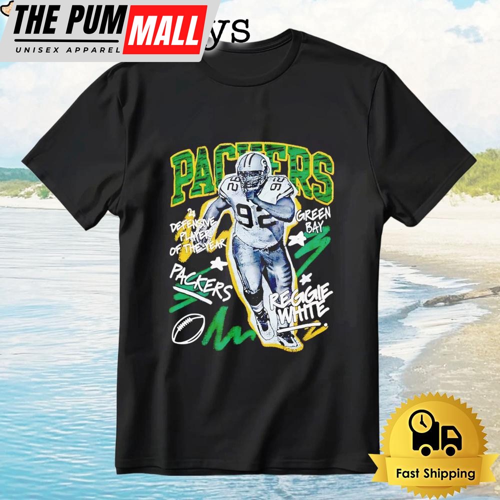 Reggie White Green Bay Packers Chalked Up Player Graphic T-Shirt