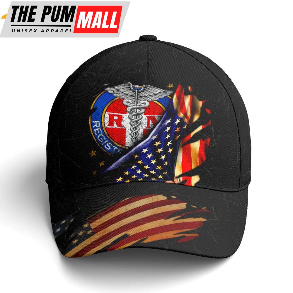 Registered Nurse American Flag Classic Baseball Cap