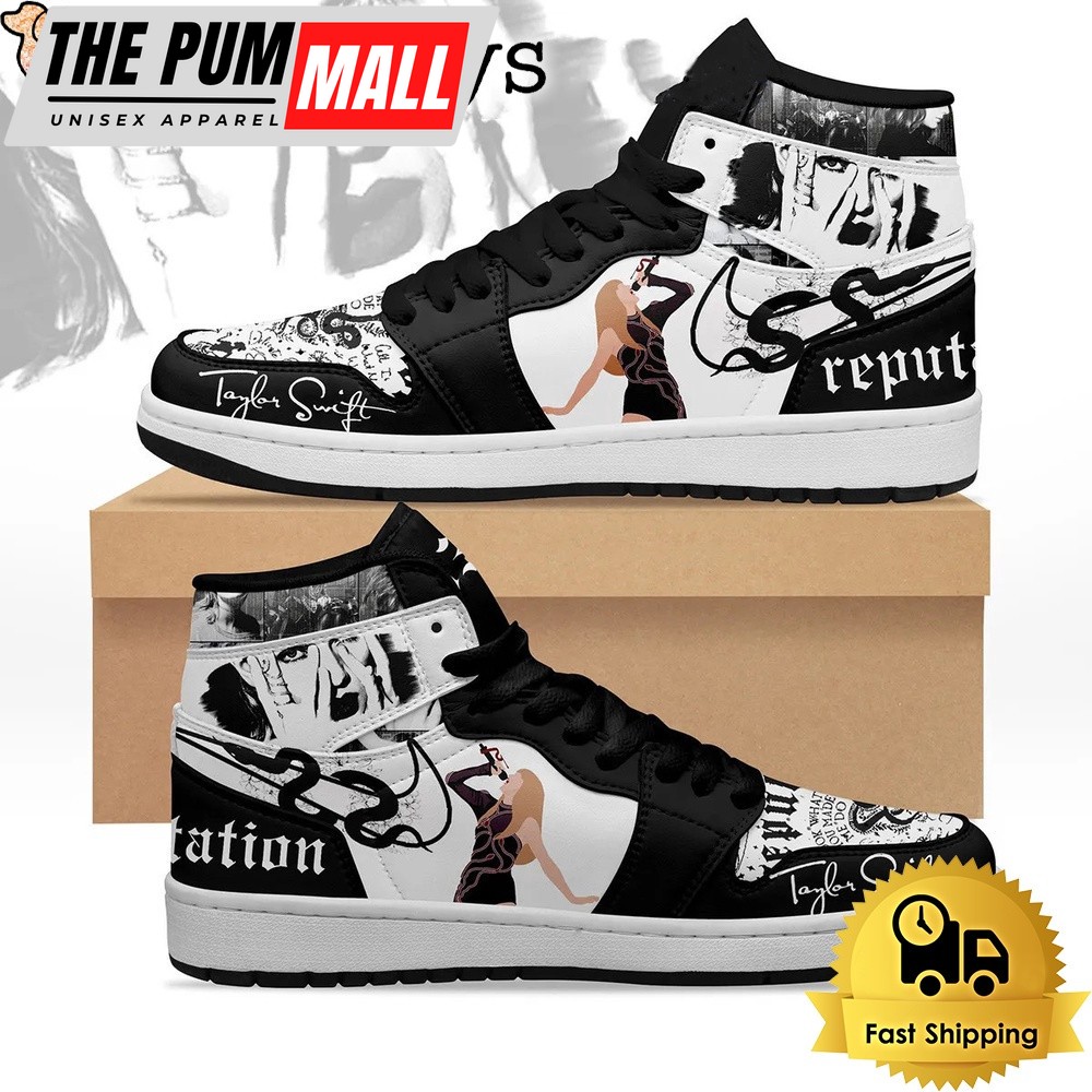 Reputation Taylor Swift Snake Queen Air Jd 1 Shoes