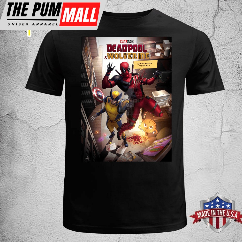 Retro Deadpool & Wolverine 2025 Movie Shirt Unisex