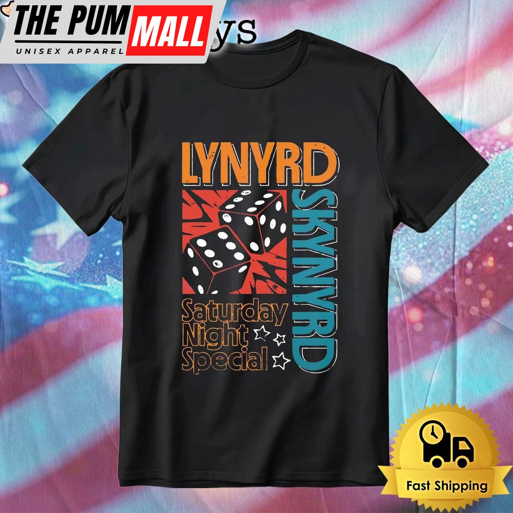 Retro Dice Lynyrd Skynyrd Saturday Night Special T-Shirt