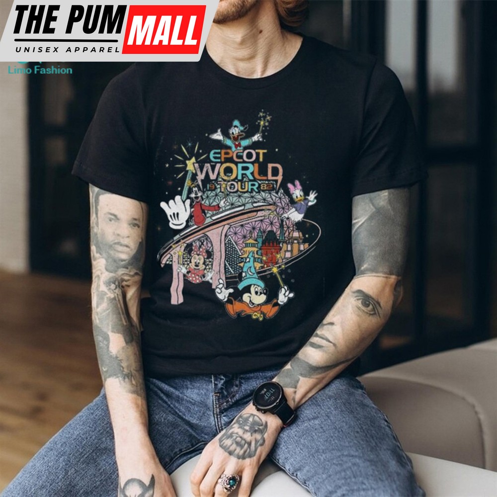 Retro Epcot World Tour 1982 Shirt Center Shirts Mickey Classic Shirt