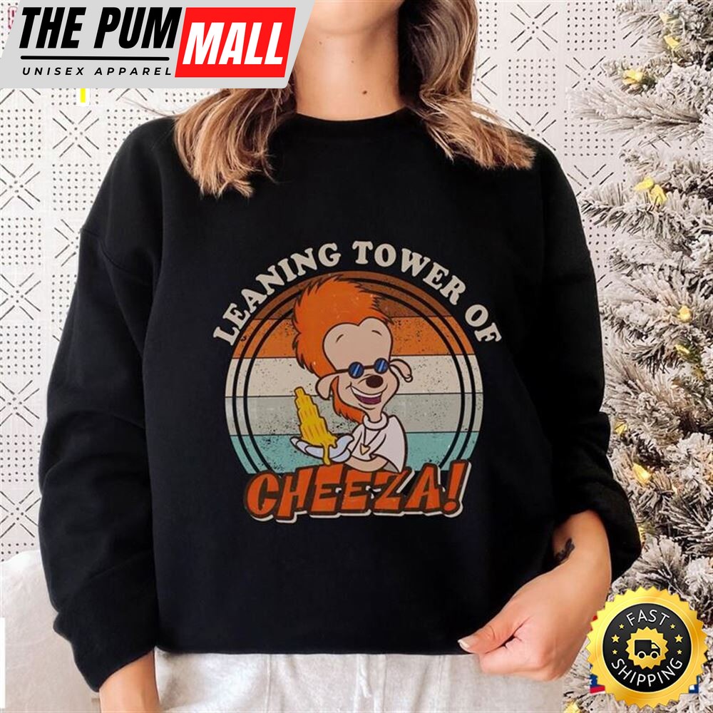Retro Goofy Movie Leaning Tower Of Cheeza Shirt Bobby Zimmeruski T-Shirt