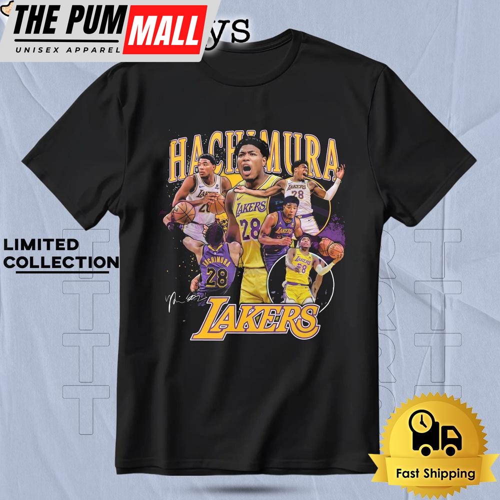 Retro Rui Hachimura Lakers Vintage Vibes T Shirt