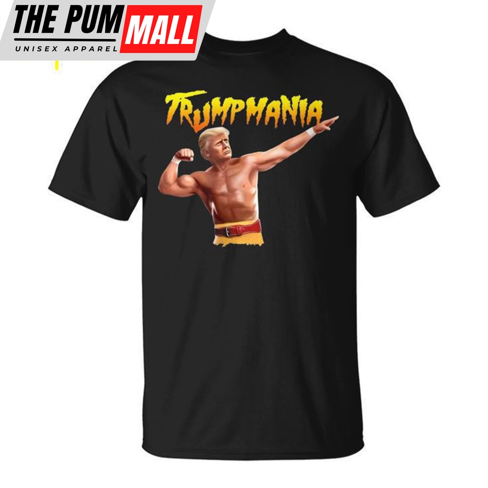 Retro Trump 45 Mania 47 Still Standing Trump 2024 Unisex T-shirt