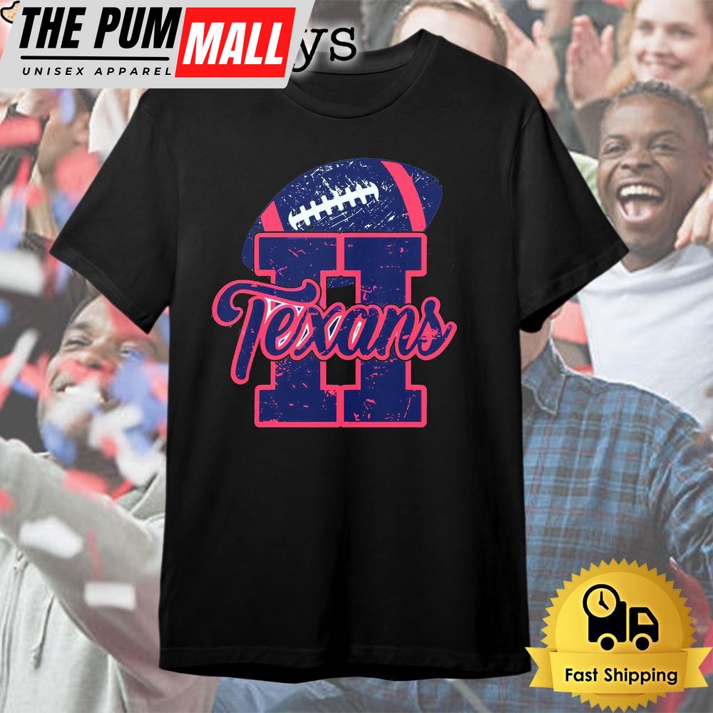 Retro Vintage Houston Texans Football T Shirt