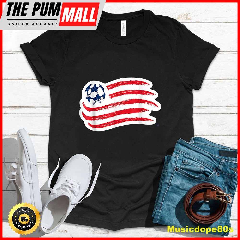 Revolution-new england T-Shirt Vintage England Flag T-Shirt