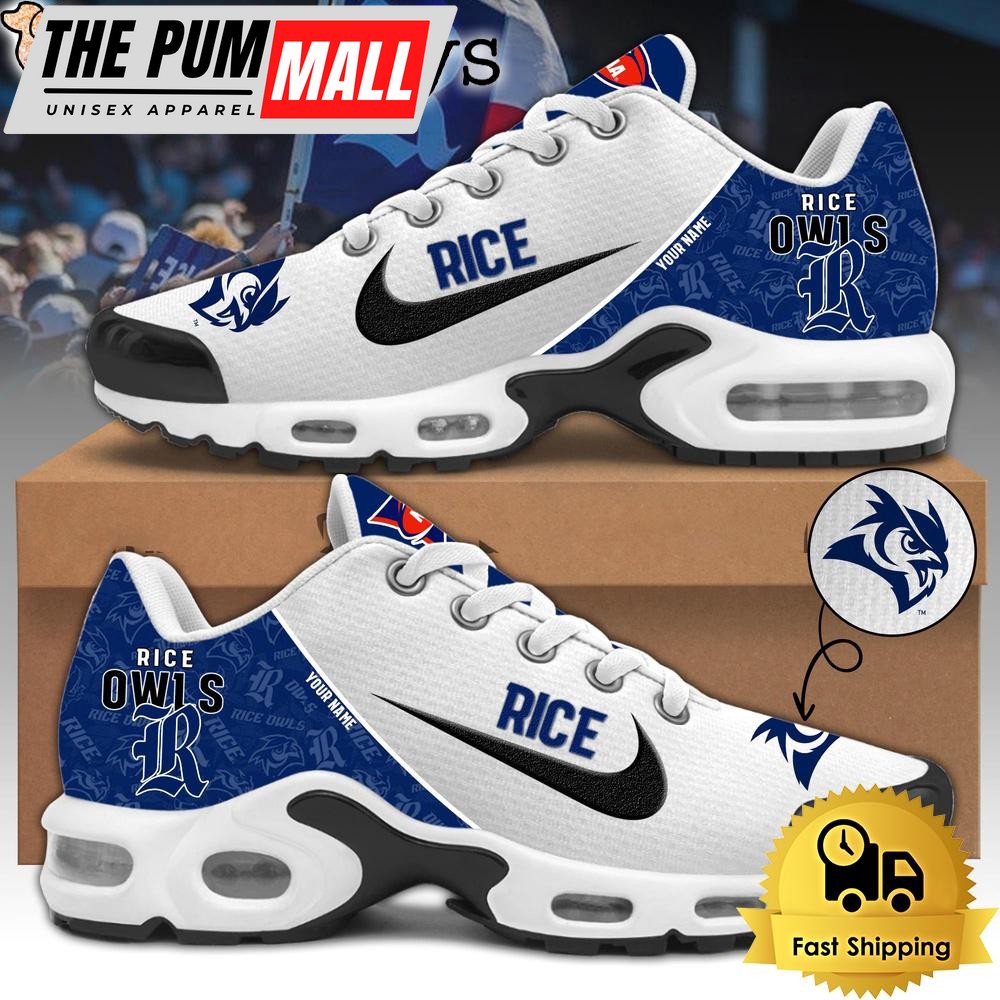 Rice Owls Football Mascot Symbol Custom Air Max Plus Shoes