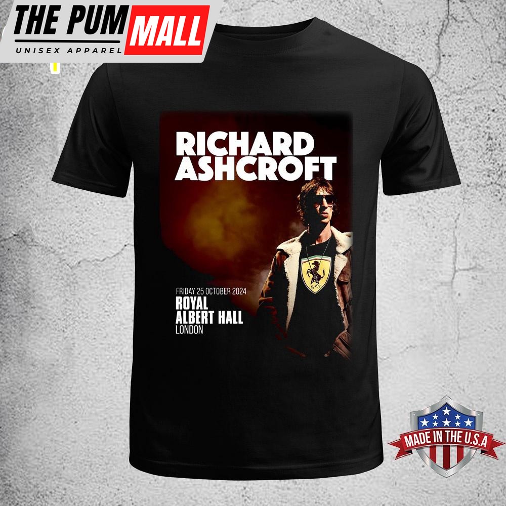 Richard Ashcroft Royal Albert Hall London – 25 October 2024 Tour Unisex T-Shirt