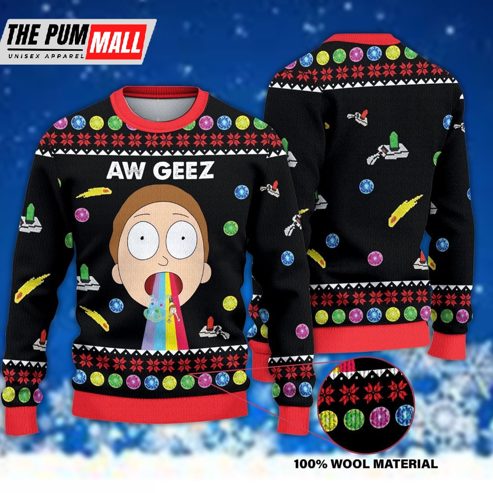Rick And Morty Christmas Ugly Sweater