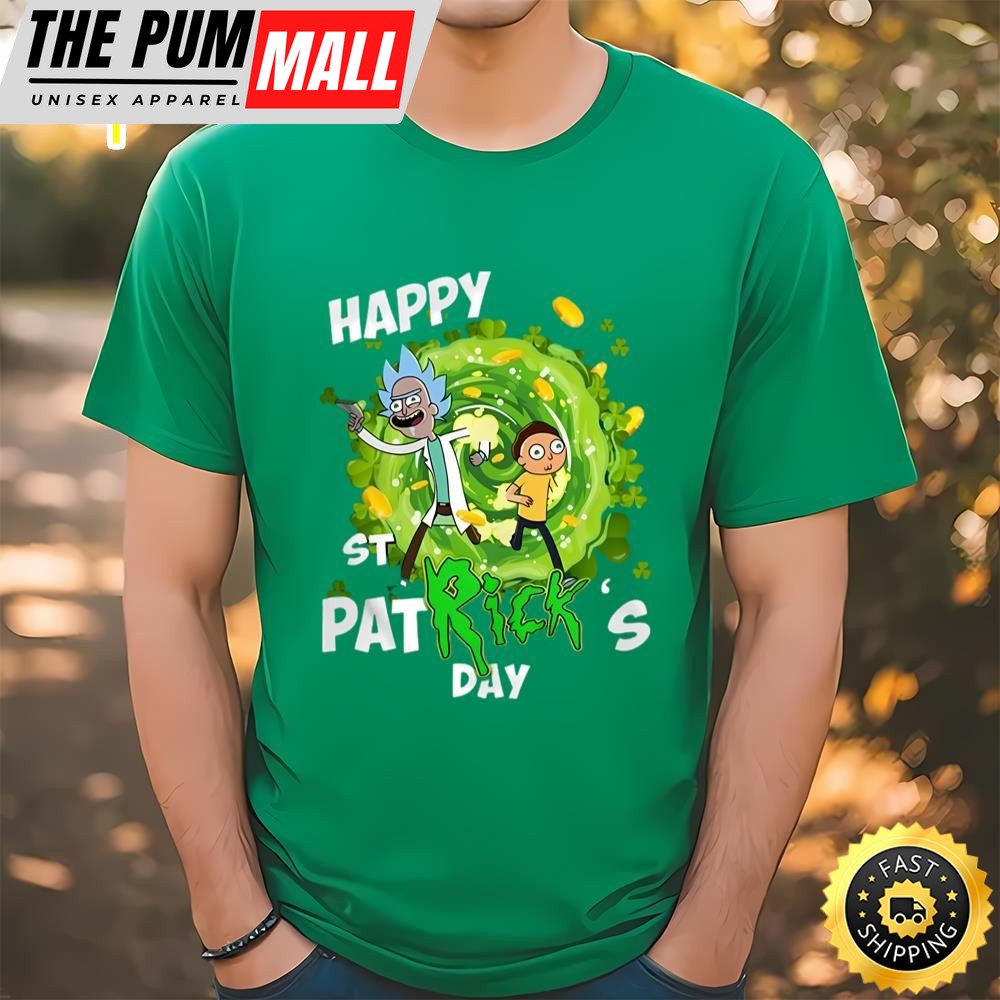 Rick And Morty Happy St Patrick Day Shirt