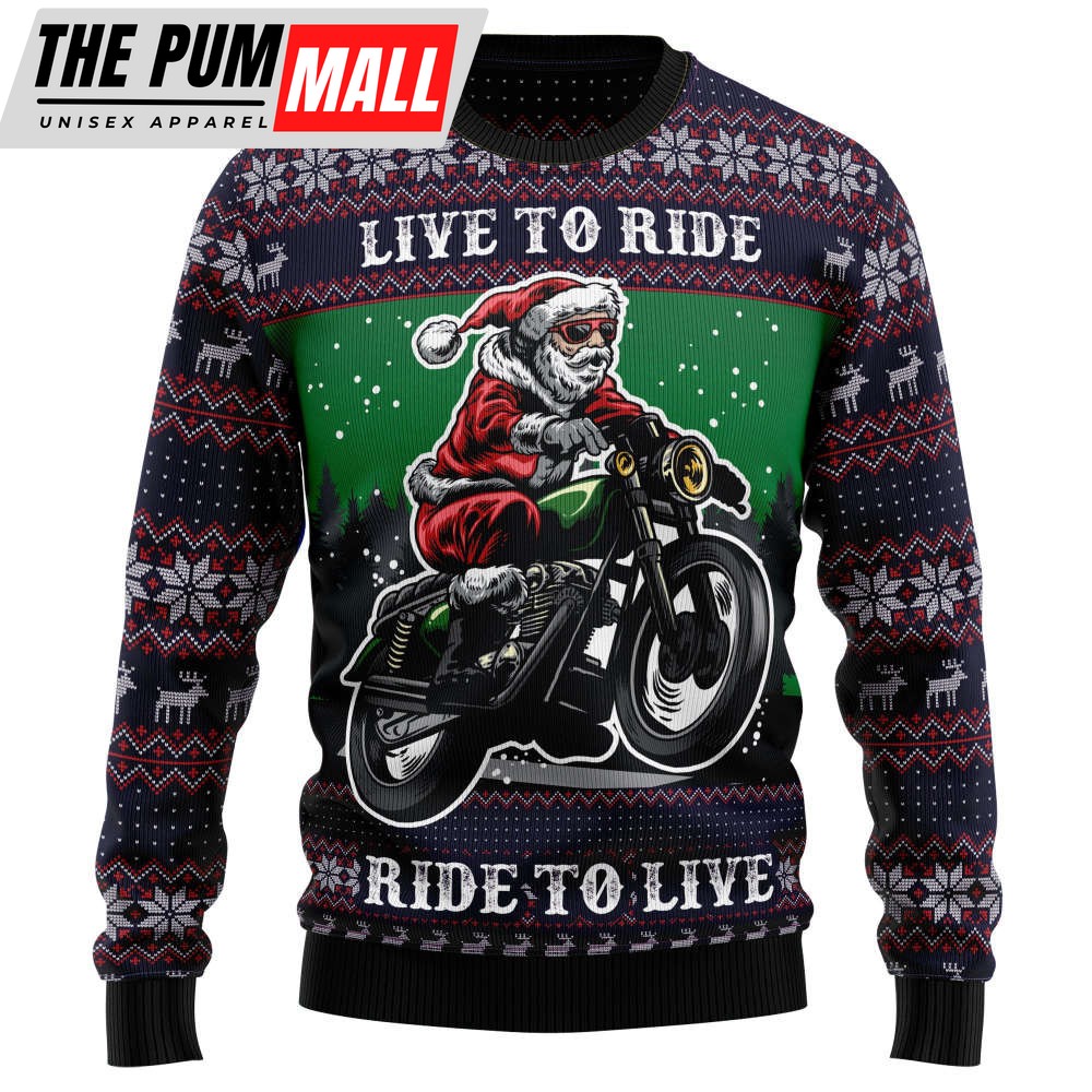 Riding Motor HT92306 Ugly Christmas Sweater – Noel Malalan Signature