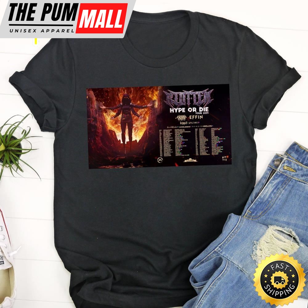 Riot Ten – Hype Or Die 2025 Tour Tshirt