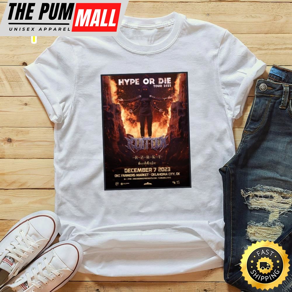 Riot Ten Hype Or Die Tour 2025 December 7 Shirt