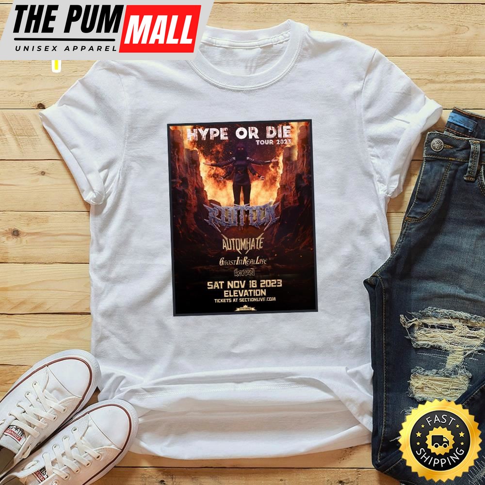 Riot Ten Hype Or Die Tour 2025 Shirt