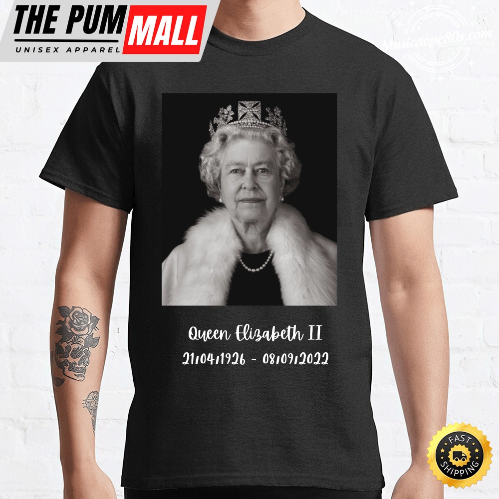 RIP Her Majesty Queen Elizabeth II 1926-2025 Thanks For Every Thing T-Shirt