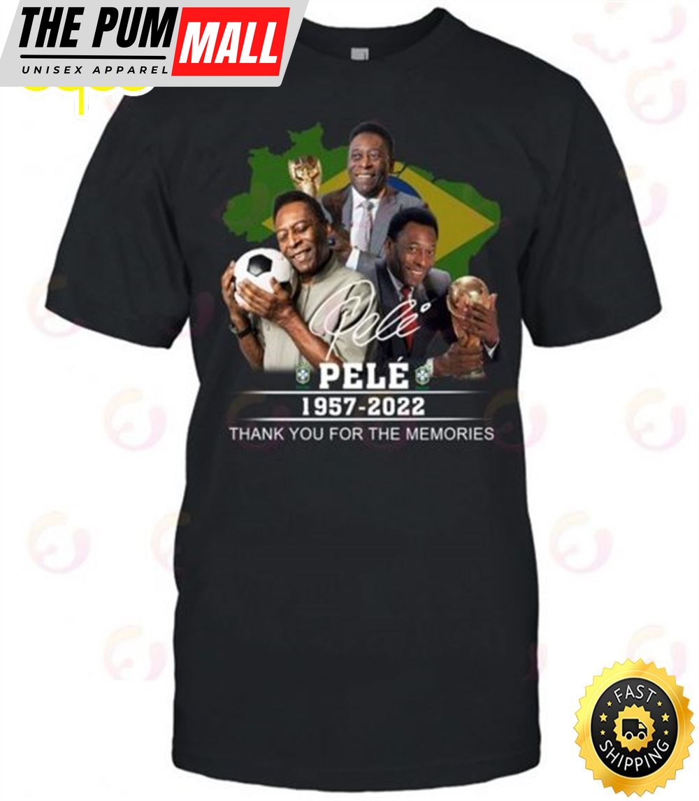 Rip Pele 1957 2025 Thank You For The Memories Player Soccer Unisex Tee T-Shirt