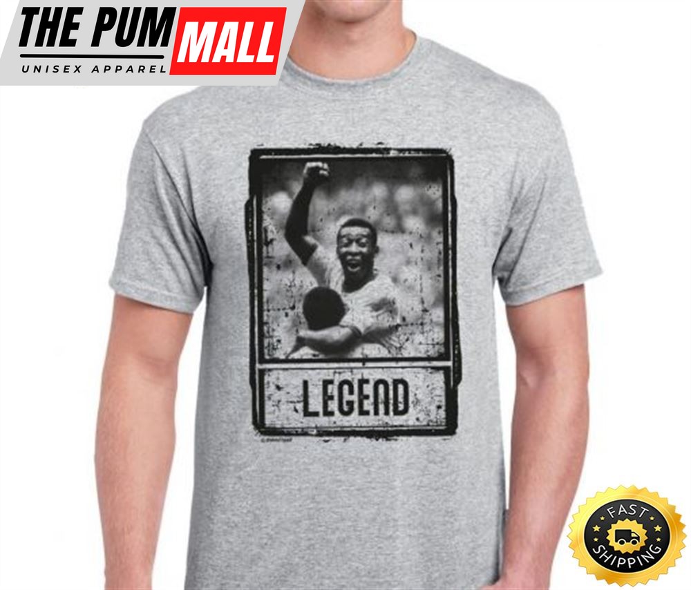 Rip Pele Legend Brazil World Cup Winners 1970 Player Soccer Unisex Tee T-Shirt