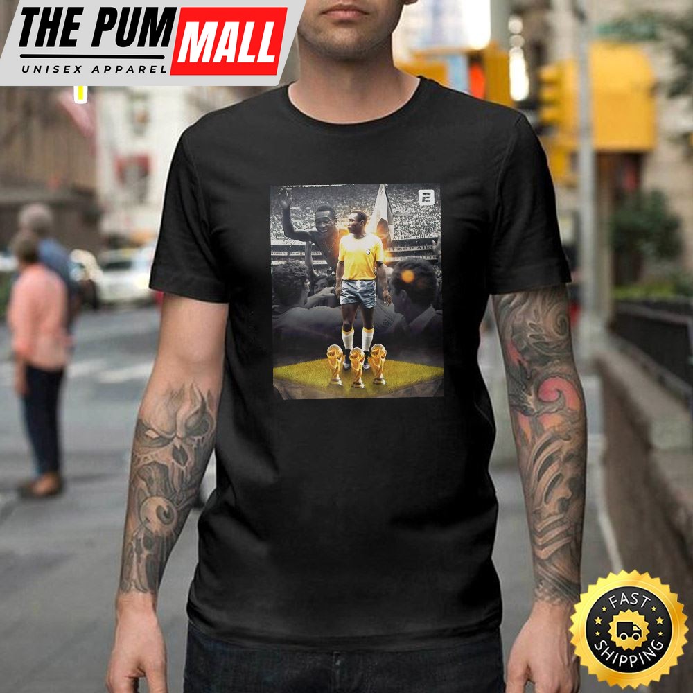 Rip Pele Legend Soccer Brazil Soccer Unisex T-shirt