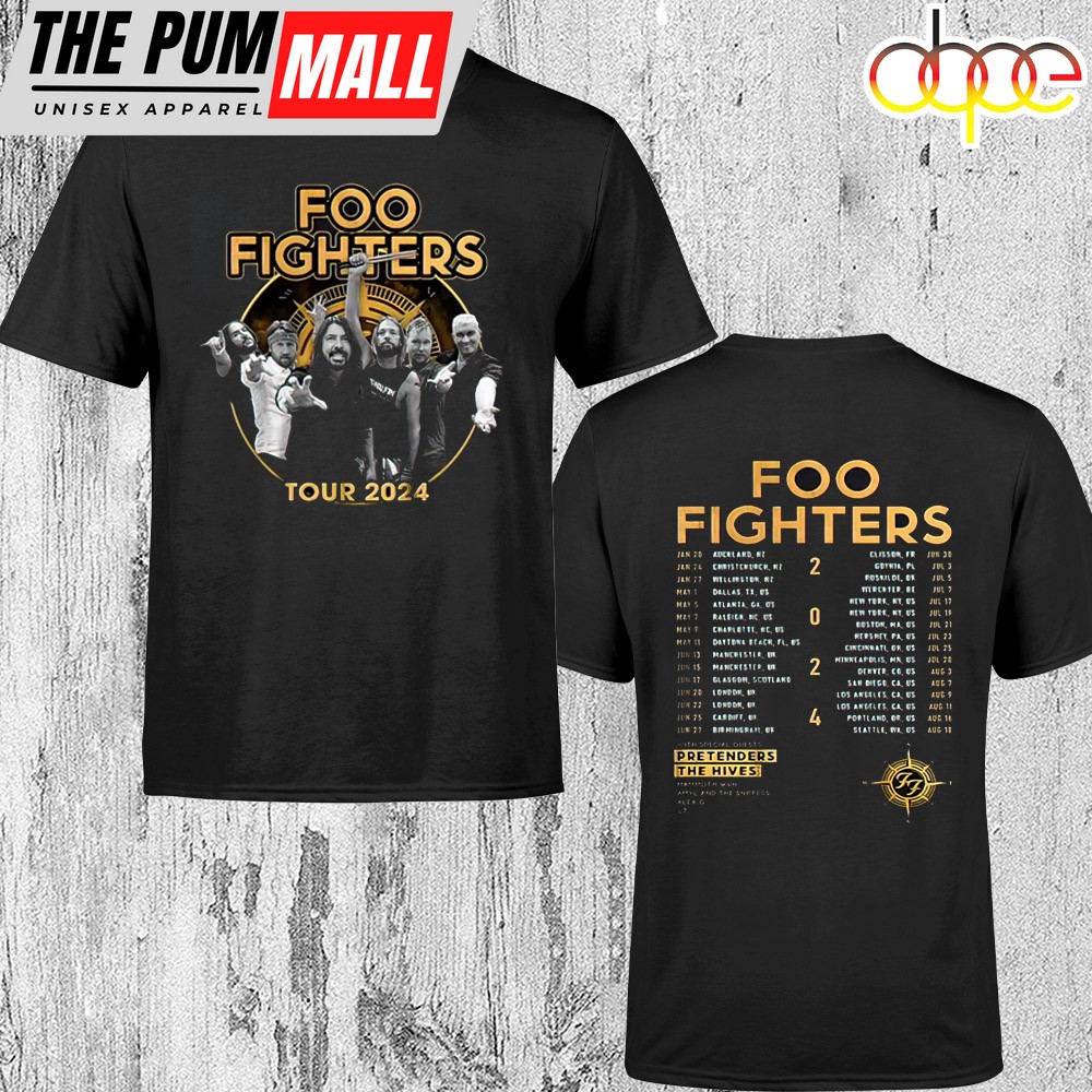 Rock Out in Style with the Foo Fighters 2025 Tour Unisex T-Shirt