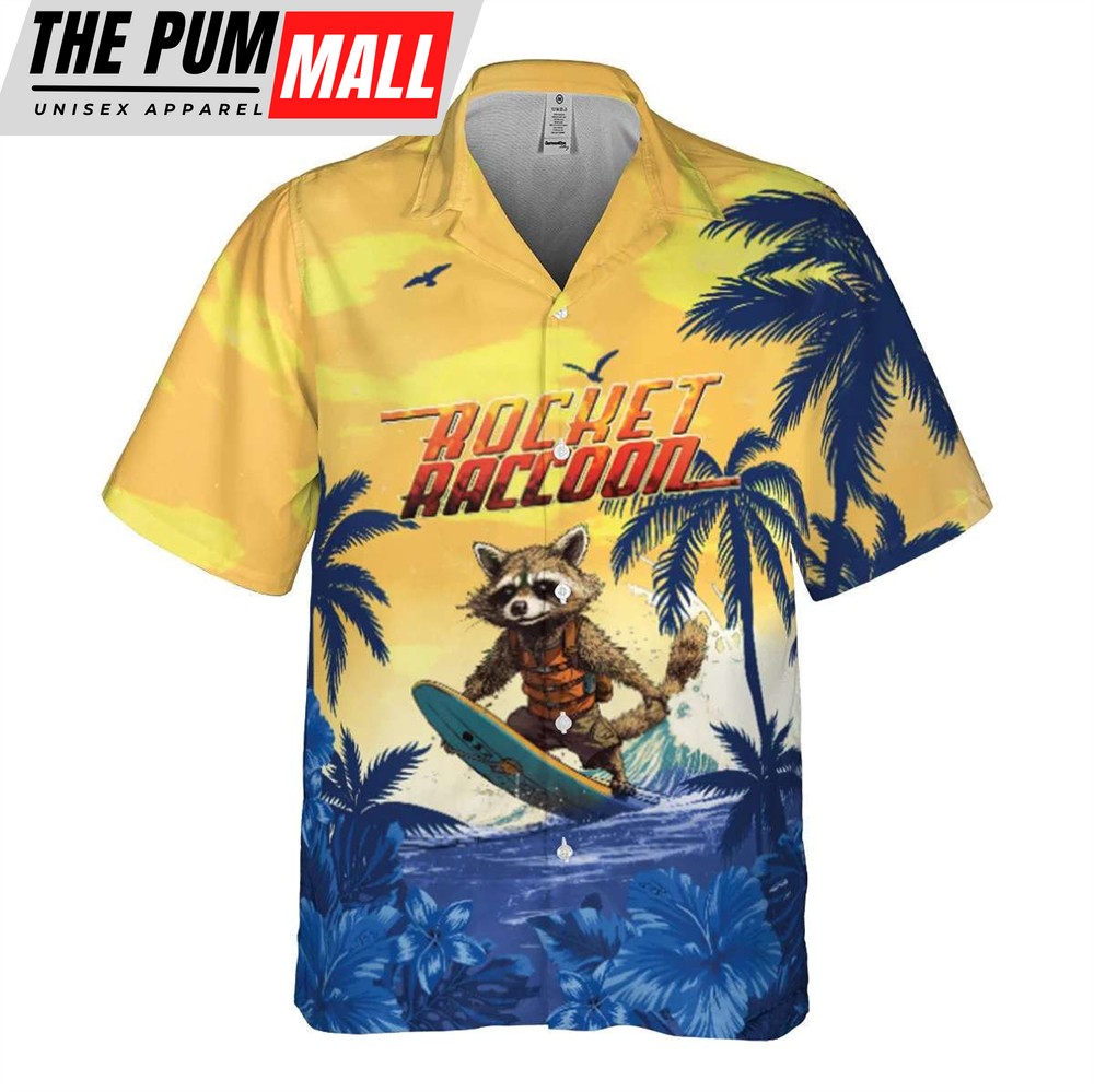rocket-raccoon-golden-state-warriors-hawaii-shirt-summer-aloha-fgx4f31x Rocket Raccoon Golden State Warriors Hawaii Shirt Summer Aloha