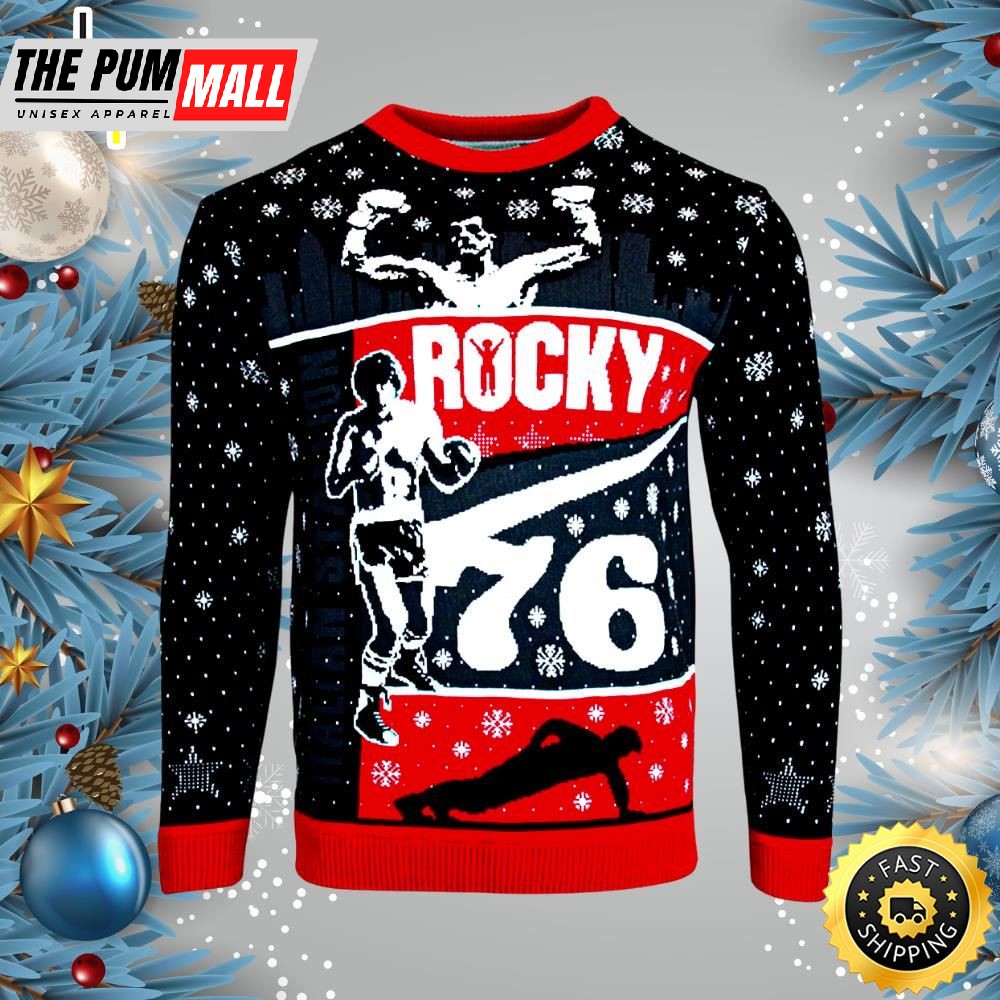 Rocky Ugly Christmas Sweater