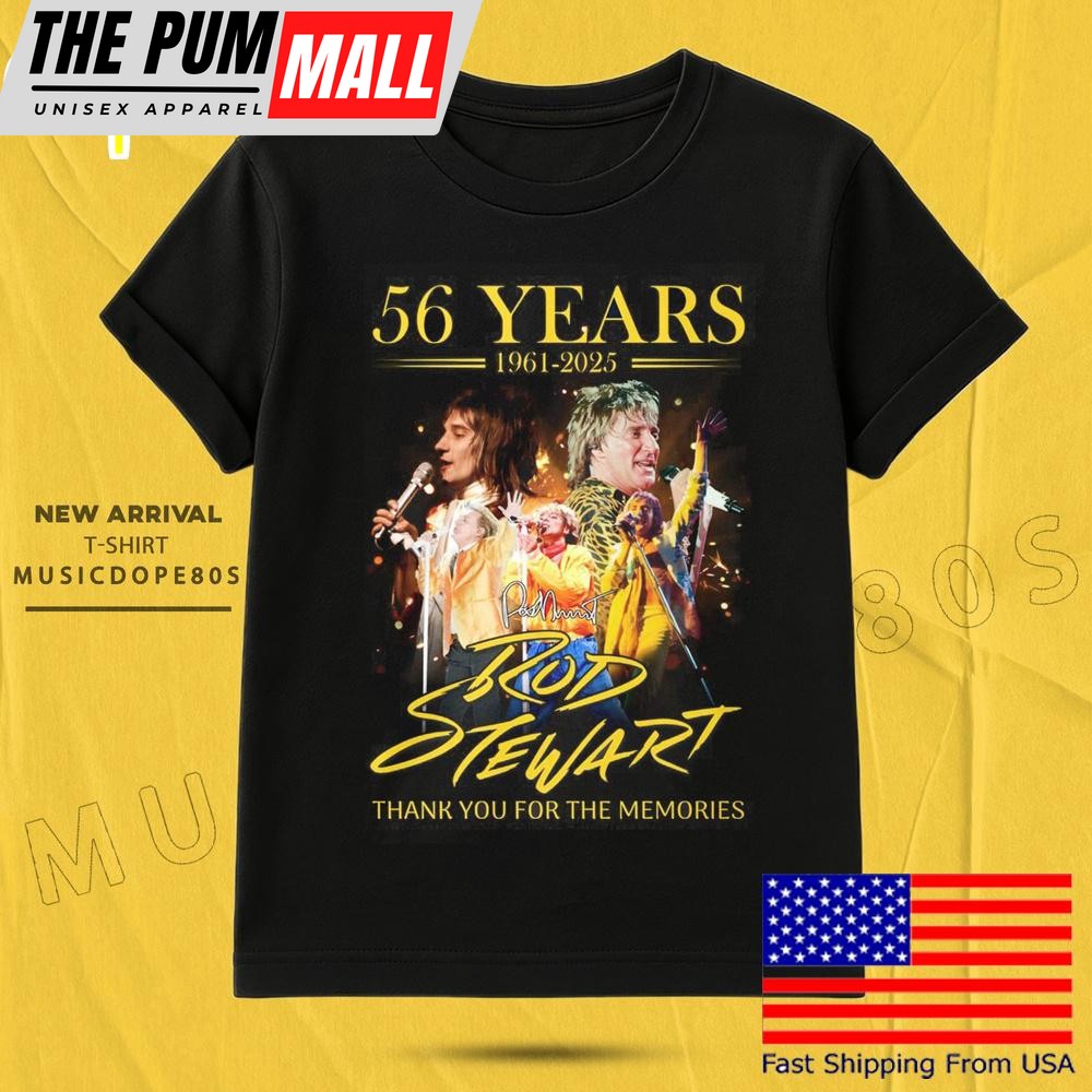 Rod Stewart 56Th Anniversary T Shirt