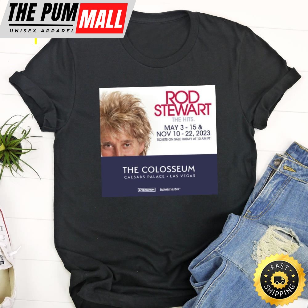 Rod Stewart The Colosseum Las Vegas Tour 2025 Shirt