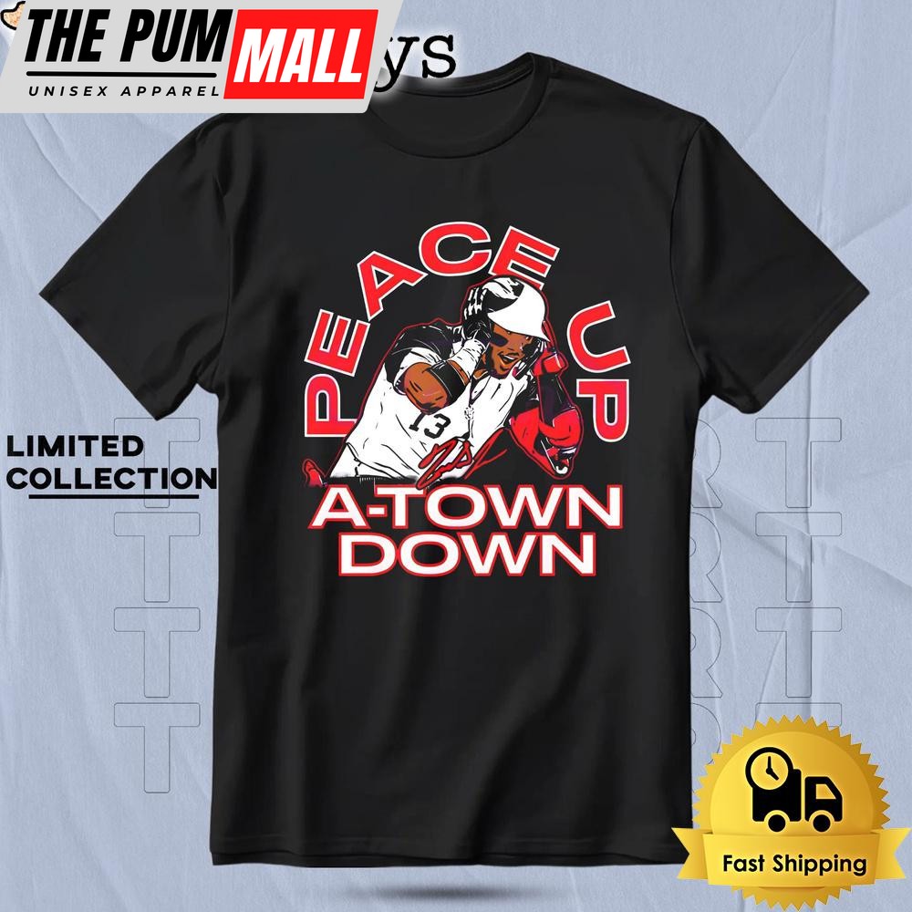Ronald Acuna Jr Peace Up A Town Down Pose T Shirt