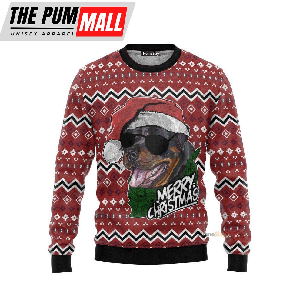 rottweiler-merry-christmas-3d-ugly-christmas-sweater-gift-for-dog-lover-lg72plxi Rottweiler Merry Christmas, 3D Ugly Christmas Sweater Gift For Dog Lover