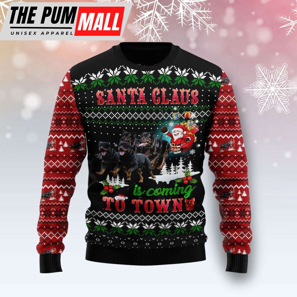 rottweiler-town-christmas-ugly-christmas-sweater-christmas-gift-for-men-and-wom-cefg2378 Rottweiler Town Christmas Ugly Christmas Sweater, Christmas Gift For Men And Women