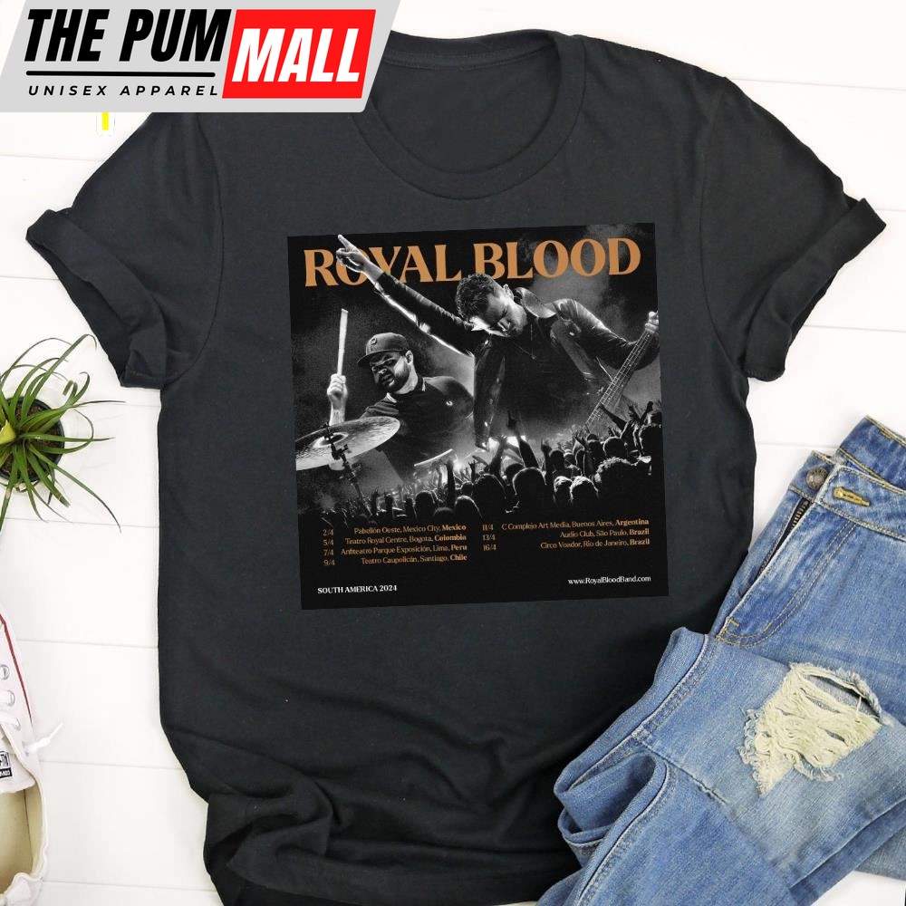 Royal Blood South America 2025 Fan Gifts Music T-Shirt
