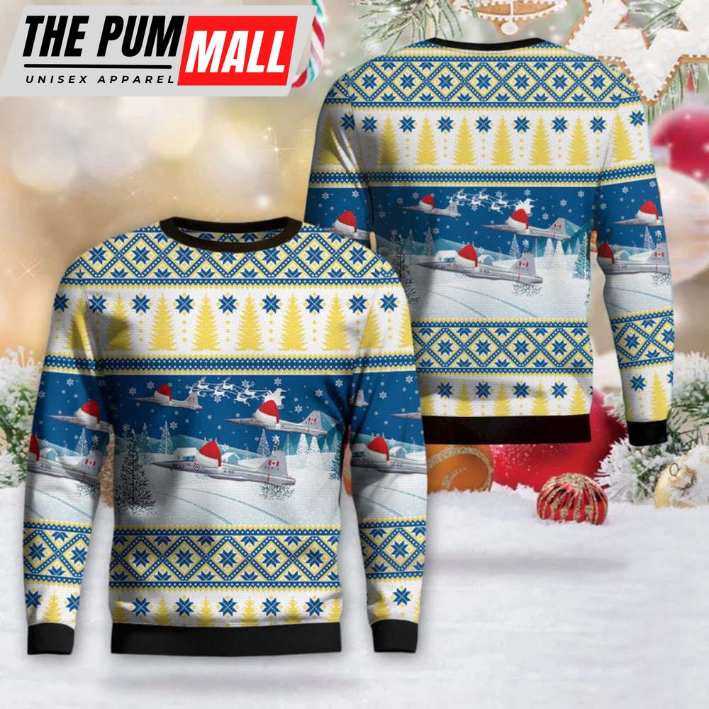 Royal Canadian Air Force Canadair CF-5/CF-116 Freedom Fighter Christmas Sweater Gift For Christmas