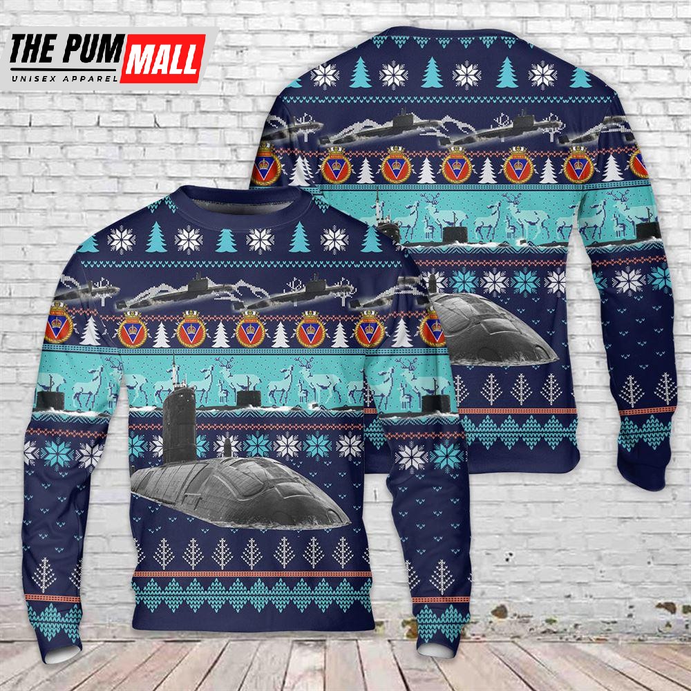 Royal Canadian Navy HMCS Victoria (SSK 876) Submarine Christmas Sweater Gift For Christmas