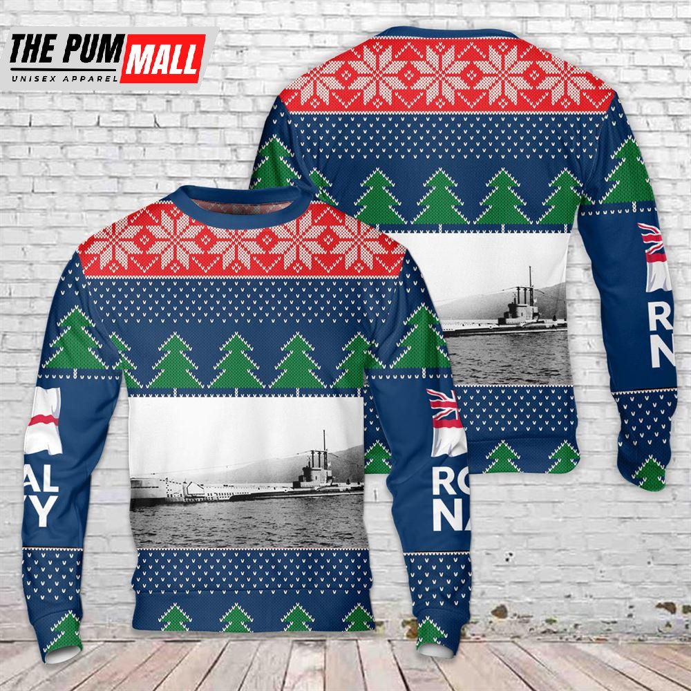 Royal Navy HMS Artful (P456) Amphion-class submarine Christmas Sweater Gift For Christmas