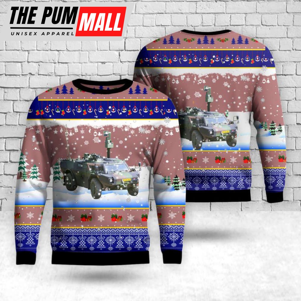 Royal Netherlands Army Fennek Christmas Sweater Gift For Christmas