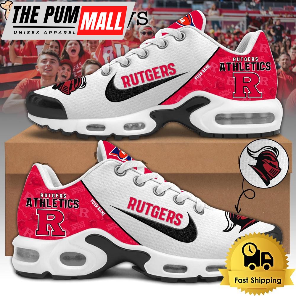 Rutgers Football Mascot Symbol Custom Air Max Plus Shoes
