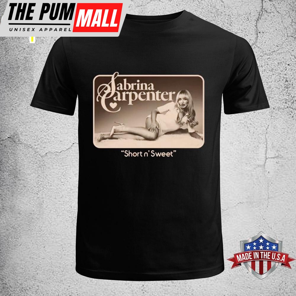 Sabrina Carpenter Merch – Short n’ Sweet Tour Dates Signature Tour Unisex T-Shirt