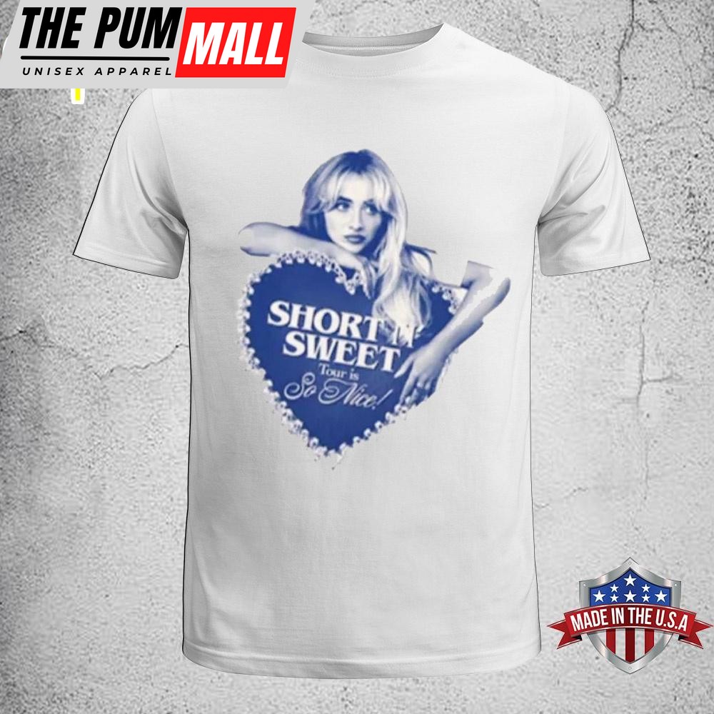Sabrina Carpenter Merch – Short n’ Sweet Tour Dates Signature Unisex T-Shirt